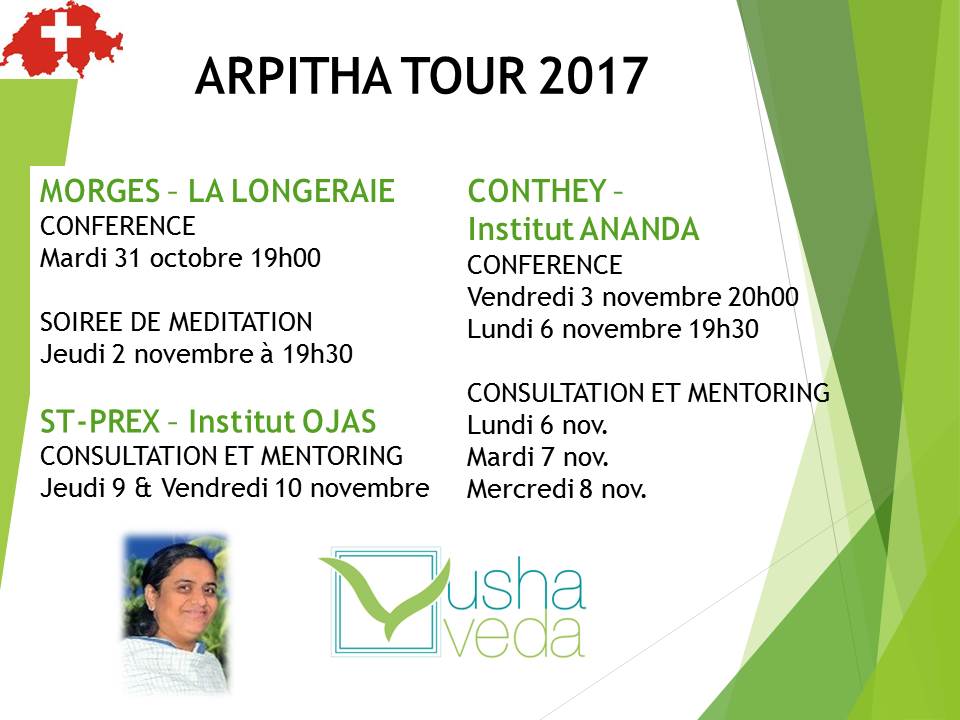 Arpitha Tour 2017 -  Soirée de méditation